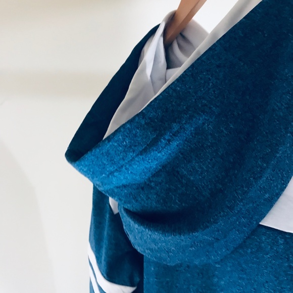 BOGO50%🏵️Pullover Hoodie Slate blue/ White - Picture 7 of 8